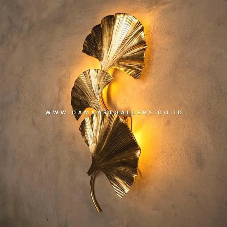 Lampu Dinding Minimalis Kuningan